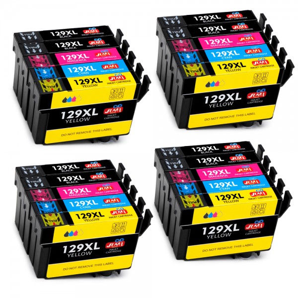 T1295 Ink Cartridges Replacement For Epson T1291 T1292 T1293 T1294  Compatible With Epson Workforce Wf-3520 Wf-3540 Wf-7515